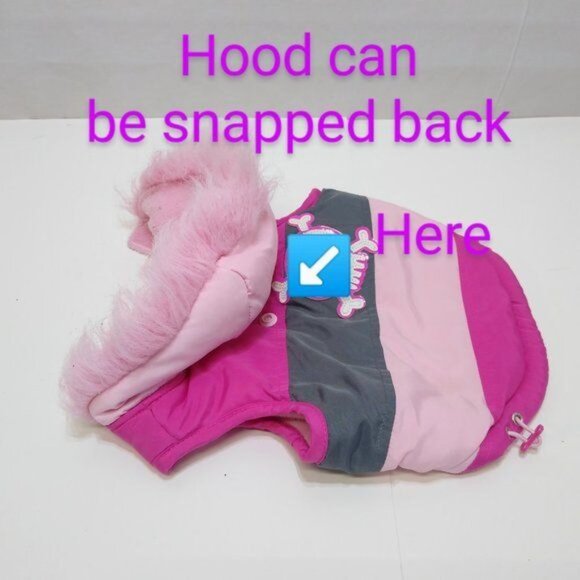 Simple Dog Christmas Outfits Small Dog Puffer Hoodie Snowflake Skirt Scarfs EUC - Picture 9 of 15